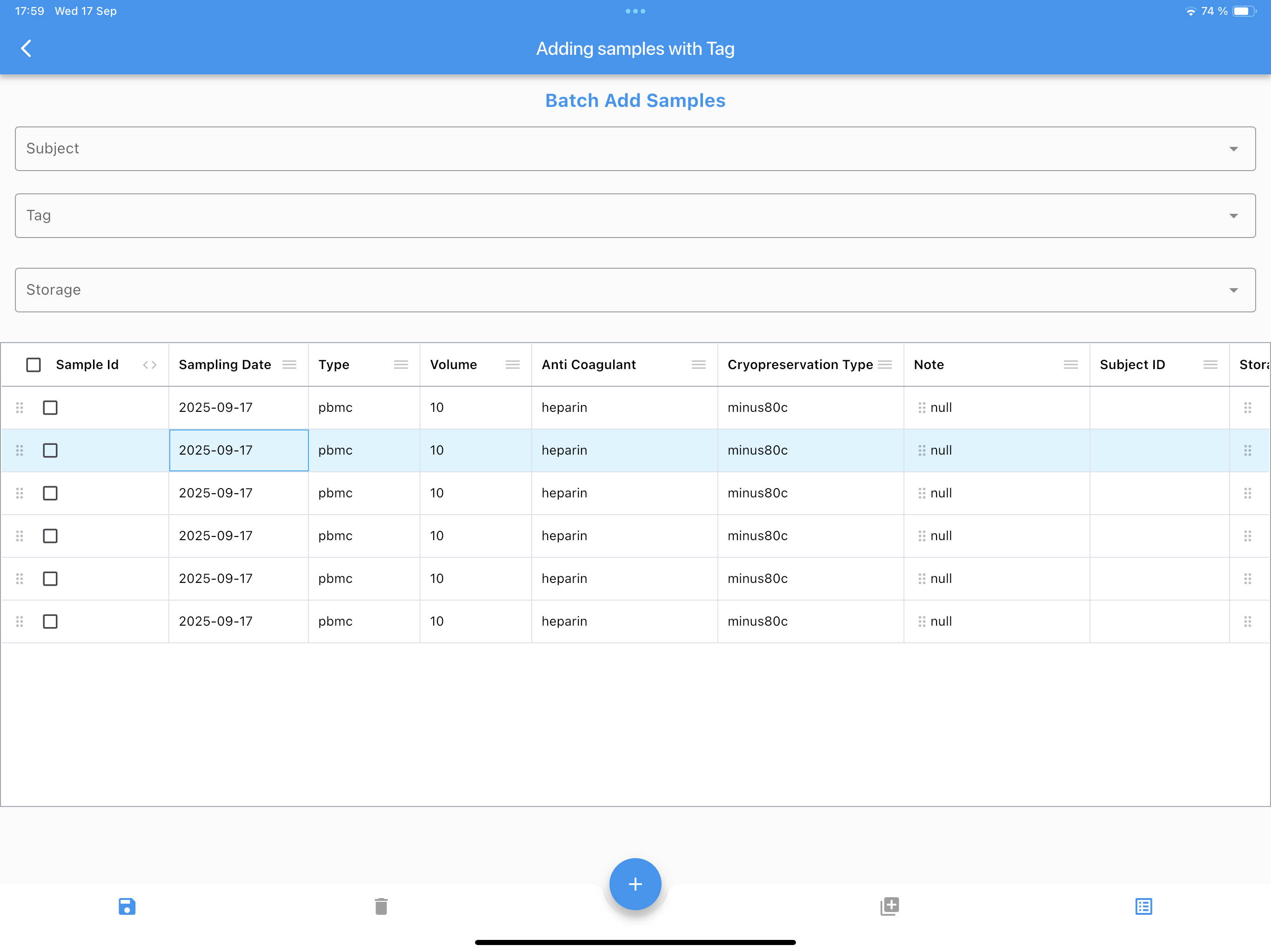 Sample Editor Interface